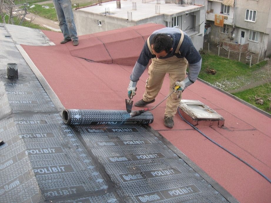 Aliağa EPDM Kauçuk Çatı – düz çatıda arduvazlı bitümlü membran serimi